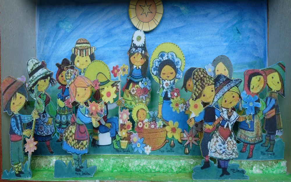 Bel�n con flores